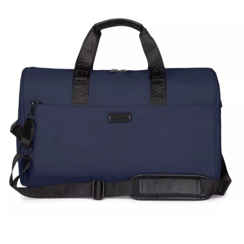 NEW Bugatti Reborn 2-in-1 Convertible Duffle‎ Bag Backpack RFID Blocking Navy